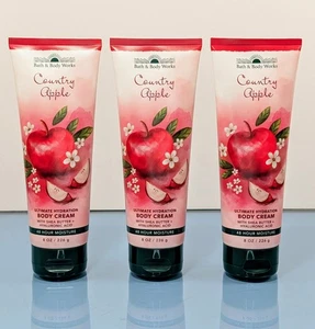 Crema hidratante Country Apple Bath & Body Works 3 piezas edición limitada descontinuada - Imagen 1 de 3