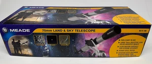 Meade NG-70SM 70mm LAND AND SKY Telescope Kit - Great Condition - Picture 1 of 14