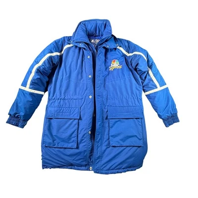 Chaqueta de gabardina deportiva vintage años 90 Starter NBC talla grande Foto 1 de 4