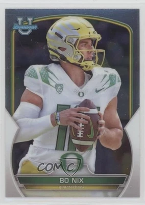 2022 Bowman U Chrome Bo Nix #61 - Image 1 of 3