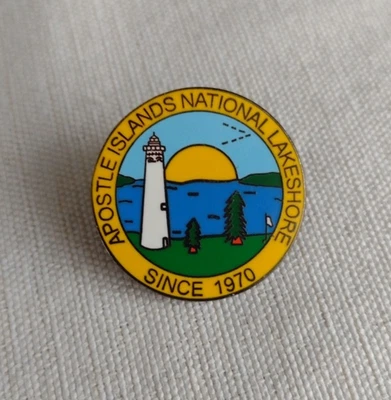 威斯康星州使徒群岛国家湖岸纪念品徽章 — 第 1/4 张图片