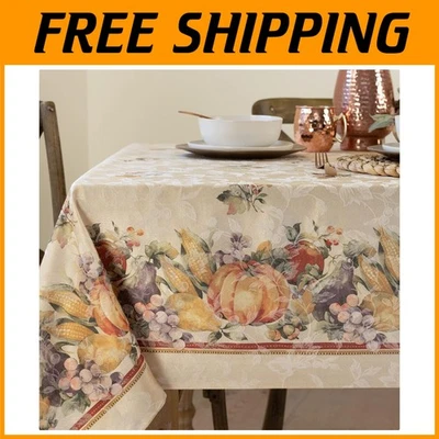 Thanksgiving Tablecloth 60"x120" Rectangular - Jubilee - Image 1 of 4