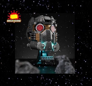 Brick Shine - GC Light kit for Lego Star-Lord's Helmet 76251 (NEW) - Picture 1 of 14