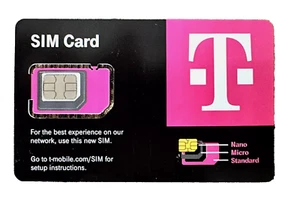 T-MOBILE Triple Carte SIM 3 en 1 4G 5G - Photo 1 sur 1