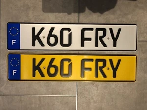 K60 FRY - Private / Personal Registration Plate / Number - Picture 1 of 1