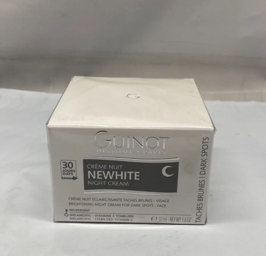 Guinot Newhite Brightening Night Cream - 1.6 oz - Exp 9/26 - Sealed - Image 1 of 4