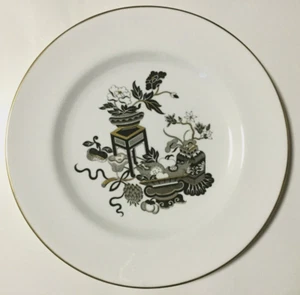 Rare Vintage Dinner Plate  10-3/8" - Spode Bone China Bowpot - England - Picture 1 of 2