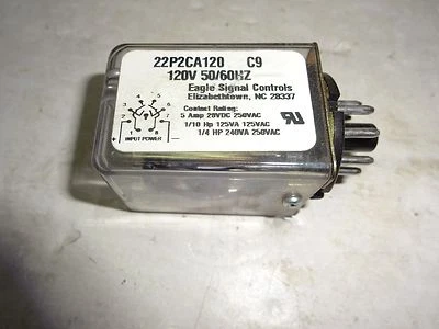 EAGLE SIGNAL 22P2CA120 CONTROL RELAY - Image 1 of 4