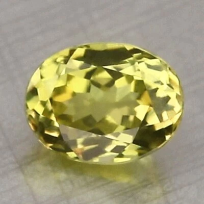 0.54CT GROSSULAR GARNET YELLOW GOLD HIGH QUALITY OVAL GEMSTONE (NIGERIA) - Image 1 of 4