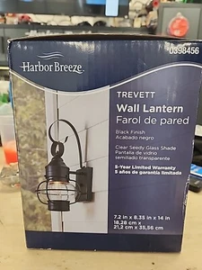 Harbor Breeze Outdoor Wall Light Lantern - Picture 1 of 2