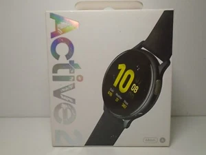 Samsung Galaxy Watch Active 2 44mm Aluminum Case Black Band SM-820 Active2 - Zdjęcie 1 z 8