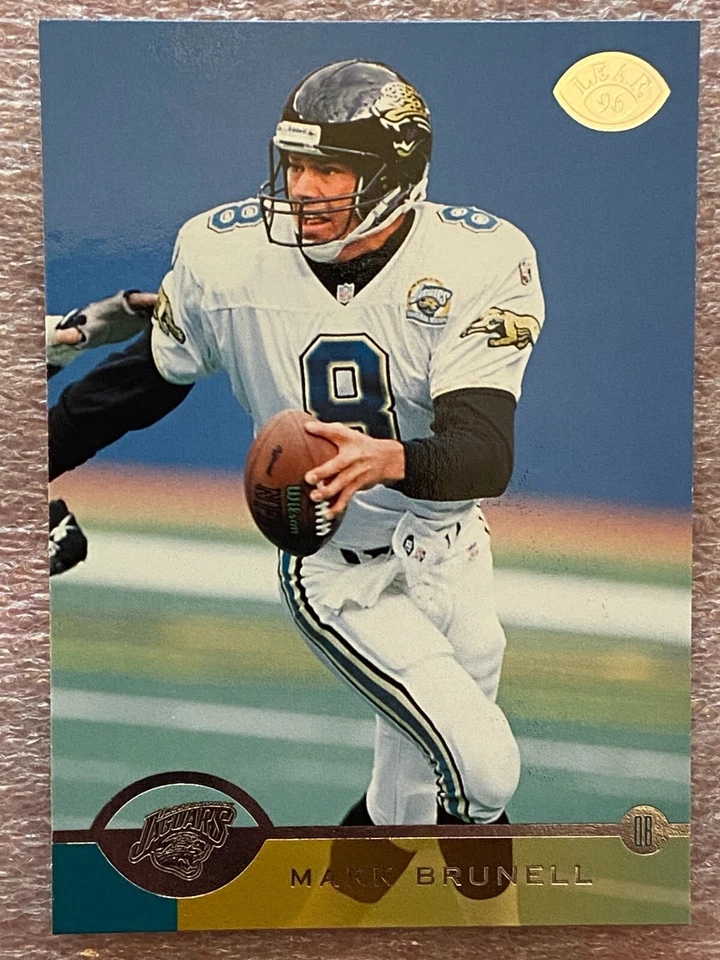 1996 Leaf #81 Mark Brunell Jacksonville Jaguars - Image 1 of 2