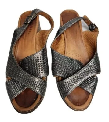 Spring Step European Inspired Womens AkalaPewter Size 37 Sandals - Image 1 of 4