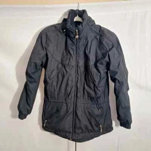 Obermeyer Womens Rose Ski Jacket Size 8 Black Thermolite Insulation Hooded - Picture 1 of 14