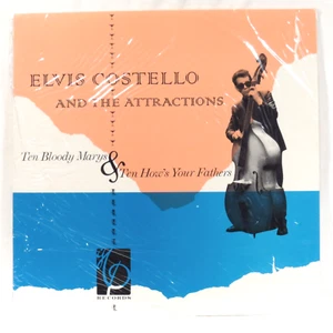 ELVIS COSTELLO & Attractions – Ten Bloody Marys / Fathers 1984 1st UK LP SEALED - Picture 1 of 2