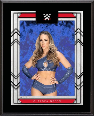 Chelsea Green WWE 10.5" x 13" Sublimated Plaque Cover