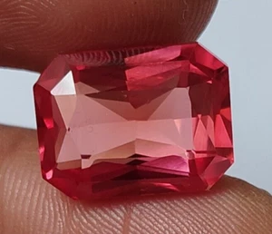 16.4 Ct. Natural Ceylon Padparadscha Sapphire Loose Emerald Gemstone @Best Price - Picture 1 of 9