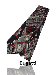Bugatti Krawatte, 55" x 4", Mehrfarbig Abstrakt Art Deco. SB-11 - Bild 1 von 6