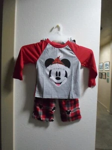 Mickey Mouse pajamas-size 4T-2 piece set-multicolor-fun to wear  100% polyester - Picture 1 of 3
