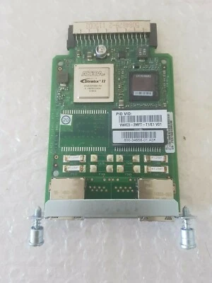 Cisco VWIC3-2MFT T1/E1 - Multiflex Trunk Voice - Wan Interface Card - Used - Image 1 of 4