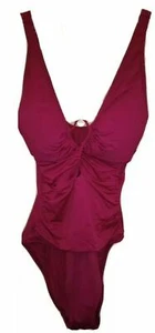 Ralph Lauren Plunging Tummy-Control Shaping One-piece Swimsuit Slimming, Beach - Picture 1 of 2
