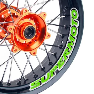 Pegatinas gráficas Supermoto ruedas de 17 pulgadas para TM 450 450EN 450MX 15 16 17 18 - Imagen 1 de 11