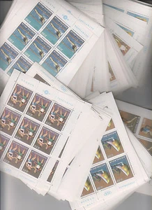 YUGOSLAVIA,OLYMPIC games 1972,sheets set,MNH accumulation 34x sheets= 306 sets - Picture 1 of 1