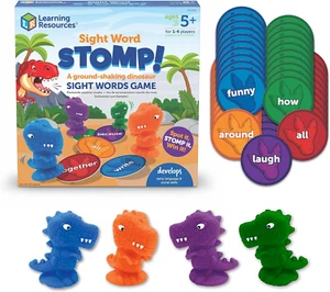 Sight Word Stomp!, Educational Indoor Games, Preschool Alphabet ,Toddler Brain T - Picture 1 of 12