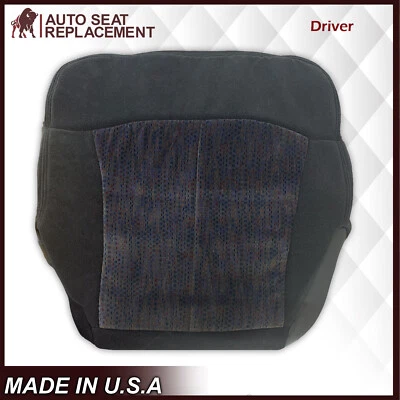 Chevy Silverado 2500 HD LS 1999 2000 2001 2002 parte inferior cubierta de asiento de tela gris DK Foto 1 de 4