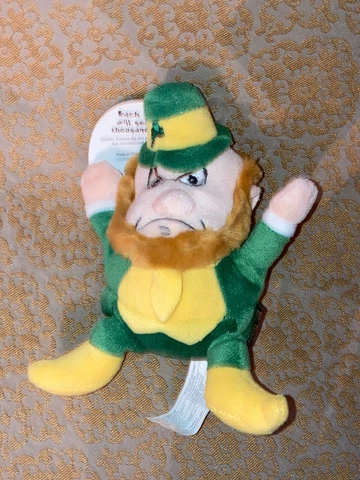 Notre Dame Fighting Irish Plush Mascot Silly Slammers NWT WORKS Cover