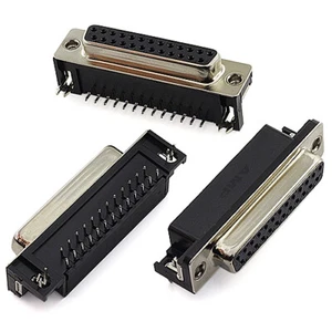 [10pcs] 788752-1-Q-BY_PCB D-SUB DB25 Socket THT