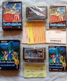Complete Japanese Fire Emblem Shadow Dragon & Gaiden Nintendo FC NES Famicom