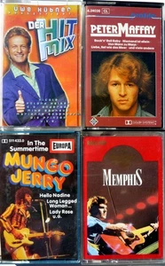 4x Original-MC: DER HITMIX, Peter Maffay, MUNGO JERRY, Memphis Rock-Pop - Picture 1 of 9