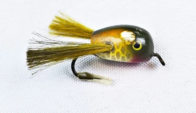 Tough Creek Chub F-1404 Flyrod Dingbat Lure c 1938 Golden Shiner Scale - Image 1 of 3