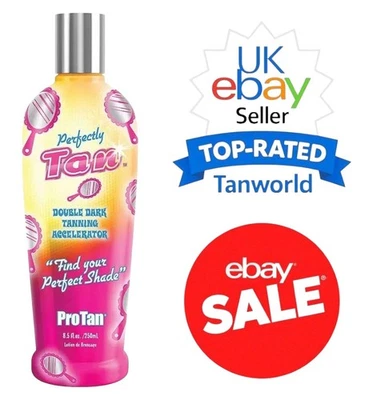 Pro Tan Perfectly Tan Dark Natural Sunbed Tanning Accelerator Lotion Cream SALE! - Image 1 of 4