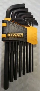 DeWalt 14-Piece SAE Long Arm Hex Key Set Allen Wrenches - Picture 1 of 3