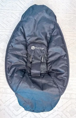 Cubierta de tela de asiento MamaRoo infantil inserción tela repuesto 4mamás negro Foto 1 de 4
