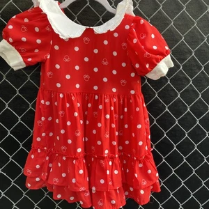 Janie and Jack Minnie Mouse Kleid Mädchen 4 Jahre Disney Polka Dots - Bild 1 von 7