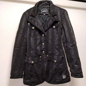 VERSACE JEANS COUTURE Black Quilted Jacket Women's Size XS i13583 - Picture 1 of 19
