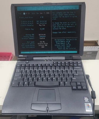 De colección Dell Latitude CPi D266XT (P2 266 / 64MB / CD) Sin HDD - TAL CUAL *LEER* Foto 1 de 4