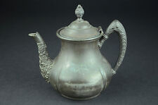 Forbes Silver Co Teapot Silverplate Vintage Antique Quadruple Metal 239 USA or &