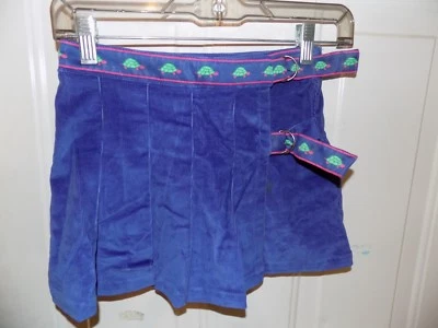 Hartstrings Purple Turtle Corduroy Skort Size 8 Girl's EUC - Image 1 of 3