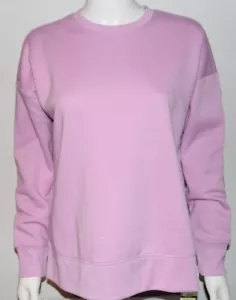 ID Ideology Womens Fleece Sweatshirt Phalaenops Purple Small New - Picture 1 of 10