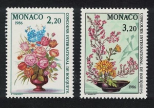 Monaco Monte Carlo Flower Show 1986 2v 1985 MNH SG#1754-1755 MI#1718-1719 - Picture 1 of 1