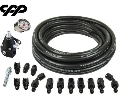 Regulador de presión ajustable de inyección de combustible CPP EFI + Kit de línea y accesorios Foto 1 de 4