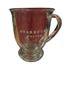 Starbucks Clear Coffee Mug by Anchor Hocking. Brand New - Picture 1 of 4