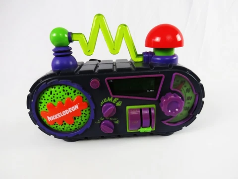 NICKELODEON N200 1995 TIME BLASTER AM/FM ALARM CLOCK RADIO - SUPER CLASSIC GEM!! Cover
