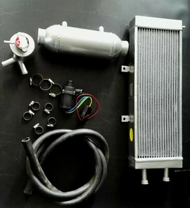 Kit de intercooler de barril de 5" x 8" Kit de enfriador de aire de carga turbo de agua/líquido a aire - Imagen 1 de 1