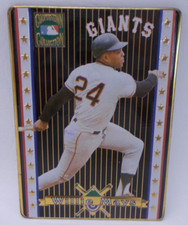 1995 Metallic Impressions Willie Mays Cooperstown Collection #P1 Metal Card