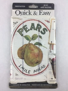 Quick & Easy Crafts Wall Paper Border Old Time Produce Signs 8.75" Tall - Picture 1 of 4